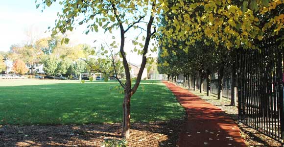 A running track